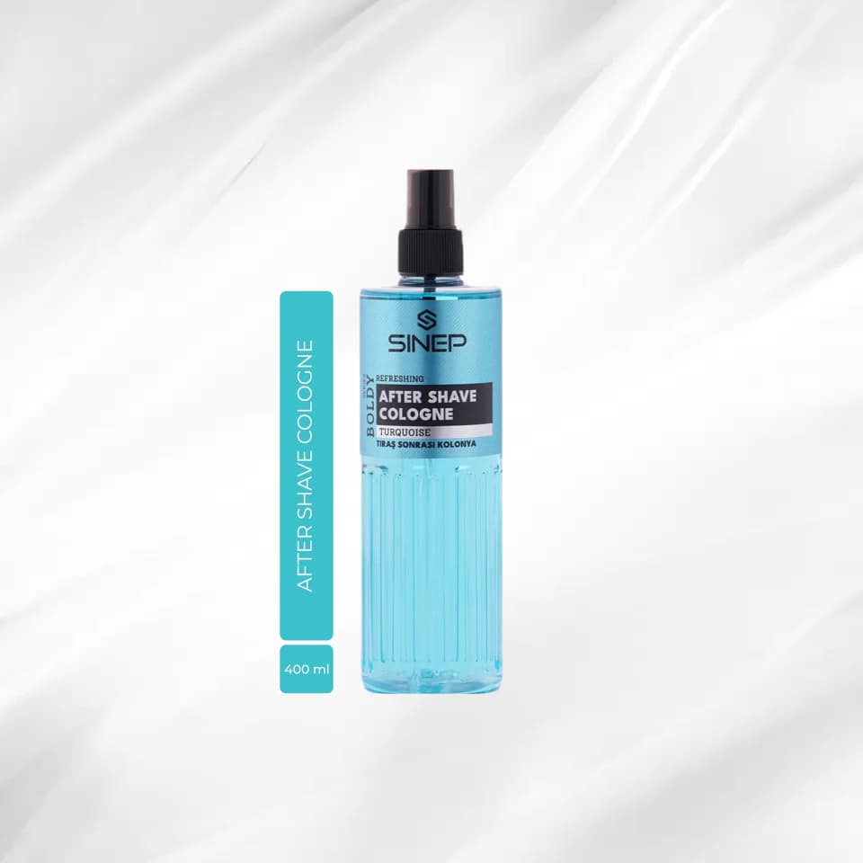 SINEP After Shave Cologne Turquoise 400 ml | Professionell After Shave
