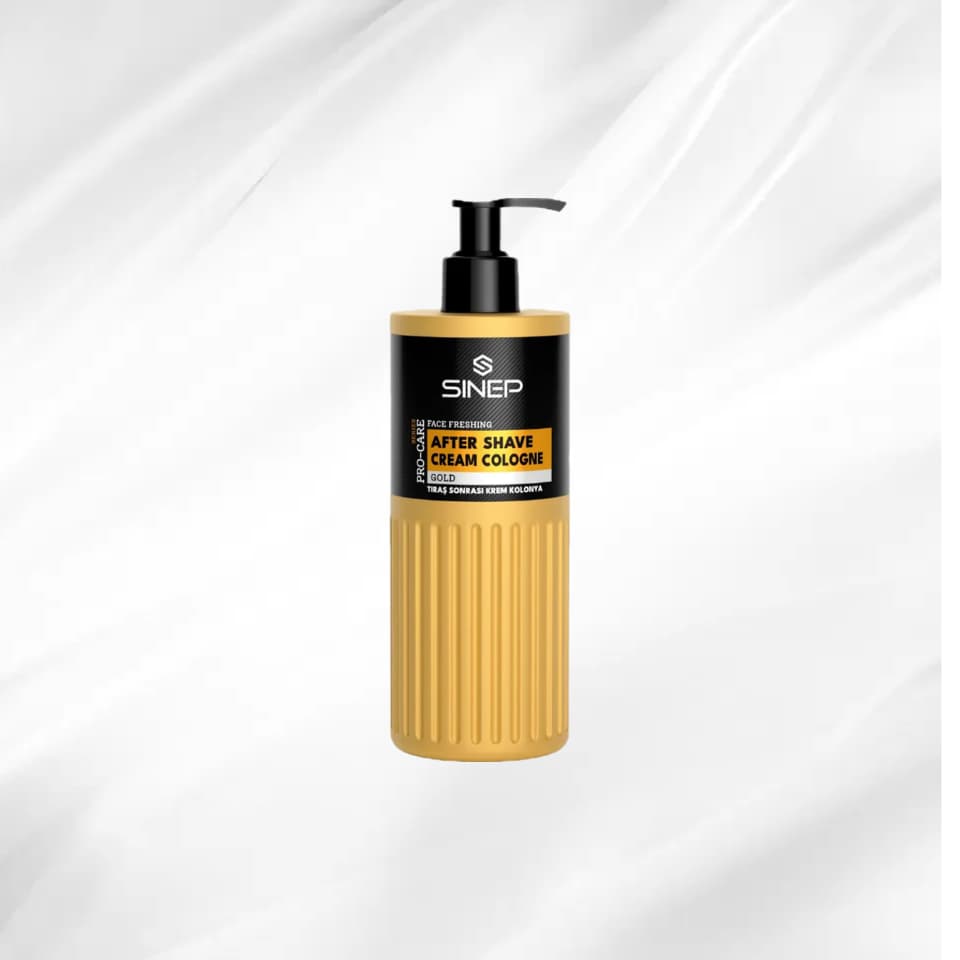 SINEP Gold After Shave Cream Cologne 400 ml | Återfuktande After Shave