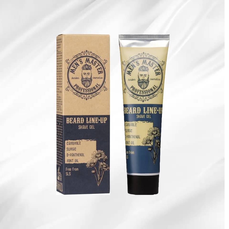 Men's Master Beard Line-Up Shave Gel 100 ml | Transparent rakgel