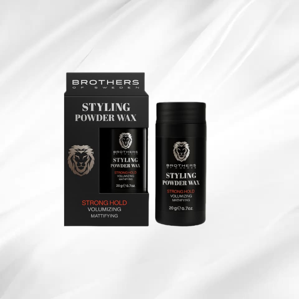 Brothers of Sweden Styling Powder Wax 20 g – Volym & Matt Textur