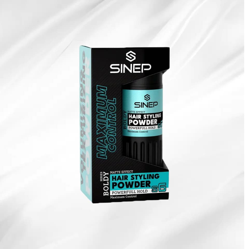 SINEP Powder Wax S6 Turquoise 20 g | Volympuder med kraftfull stadga